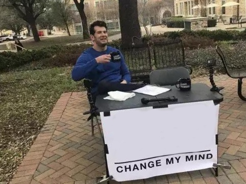 Change My Mind meme about Shrimp & Grits Kids